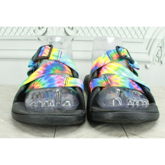 Chaco Multicolor Nylon Slip On Adjustable Buckled Casual Sandals Size 8 - Picture 4 of 8